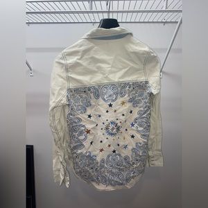 Free people button up blouse.